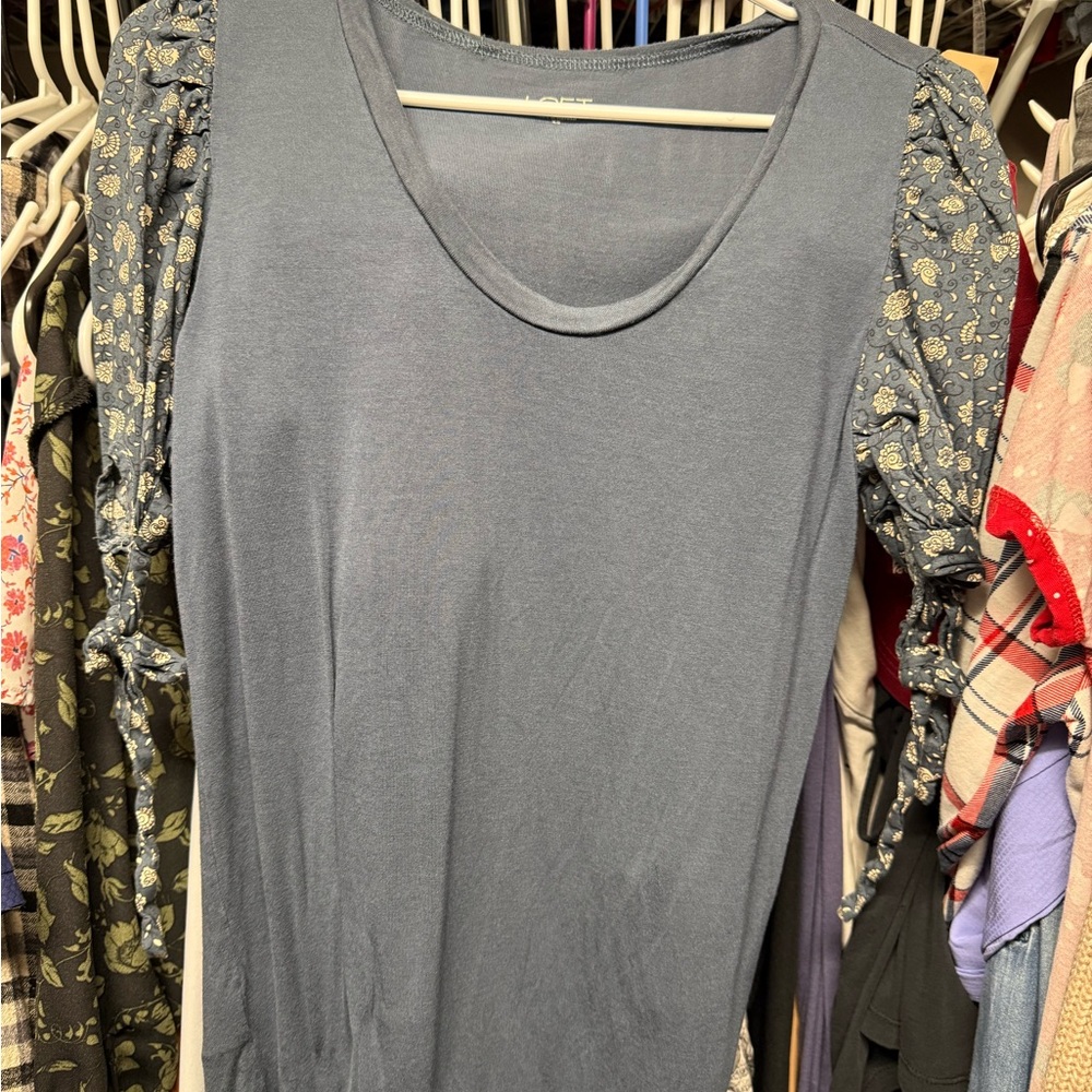 Loft Floral Sleeve Women's Top